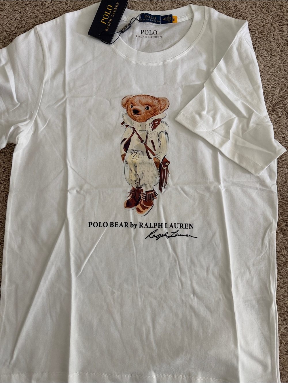 Polo Bear Graphic Tee by Ralph Lauren - White